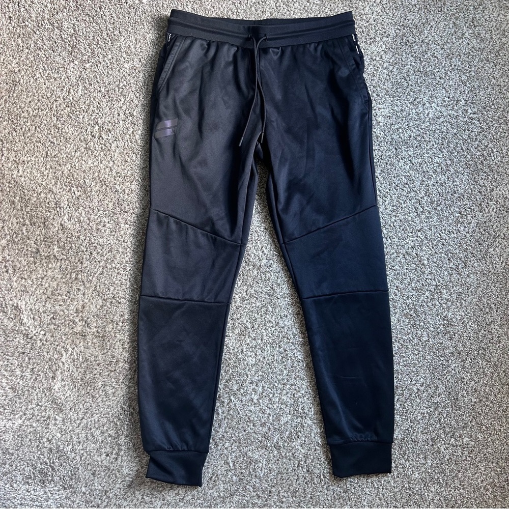Hurley Black Joggers Casual Comfy Athleisure Athletic Neutral Large